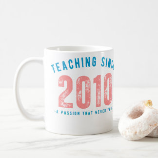 Teacher Mug | Teaching Since 2010 Koffiemok