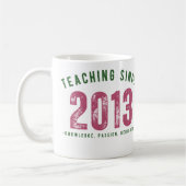 Teacher mug | Teaching Since 2013 Koffiemok (Links)