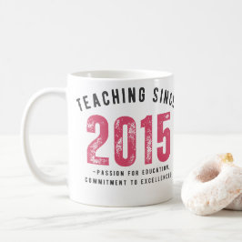 Teacher Mug | Teaching Since 2015 Koffiemok