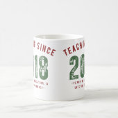 Teacher Mug | Teaching Since 2018 Koffiemok (Center)