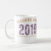 Teacher Mug | Teaching Since 2019 Koffiemok (Links)