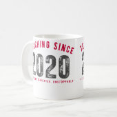 Teacher Mug | Teaching Since 2020 Koffiemok (Voorkant links)