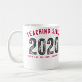 Teacher Mug | Teaching Since 2020 Koffiemok (Links)