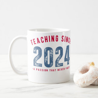 Teacher Mug | Teaching Since 2024 Koffiemok