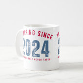 Teacher Mug | Teaching Since 2024 Koffiemok (Voorkant links)