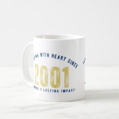 Teacher Mug - Teaching with Heart Since 2001 Koffiemok (Voorkant links)