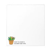 Teacher Notepad with Name Personalization Notitieblok (Voorkant)