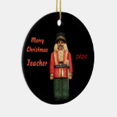 TEACHER NUTCRACKER 2020 XMAS COLLECTOR-ORNAMENT KERAMISCH ORNAMENT (Rechts)