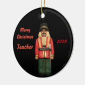 TEACHER NUTCRACKER 2020 XMAS COLLECTOR-ORNAMENT KERAMISCH ORNAMENT (Links)