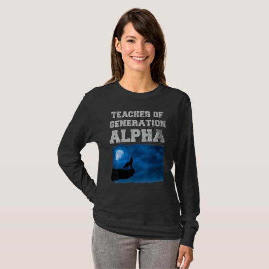 Teacher of Generation Alpha T-shirt (Voorkant volledig)