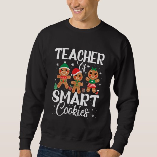 Teacher Of Smart Cookies Cute Teacher Christmas   Trui (Voorkant)