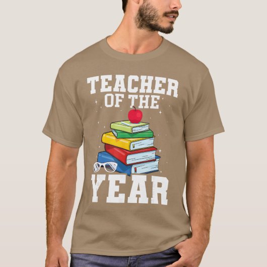 Teacher of the Year family boy boy T-shirt (Voorkant)
