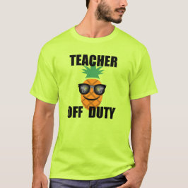 Teacher Off Duty Design - Mannen T-shirt