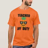 Teacher Off Duty Design - Mannen T-shirt (Voorkant)