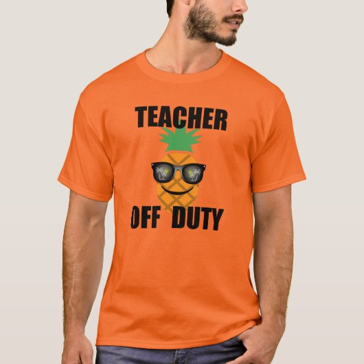Teacher Off Duty Design - Mannen T-shirt (Voorkant)