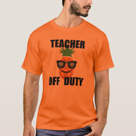 Teacher Off Duty Design - Mannen T-shirt