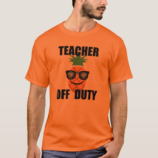 Teacher Off Duty Design - Mannen T-shirt (Voorkant)