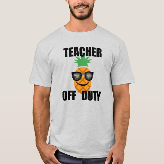 Teacher Off Duty Design - Mannen T-shirt (Voorkant)