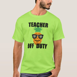Teacher Off Duty Design - Mannen T-shirt