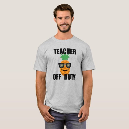 Teacher Off Duty Design - Mannen T-shirt (Voorkant volledig)