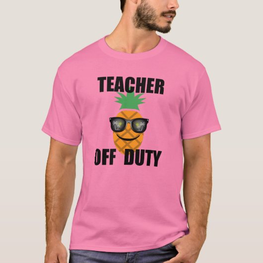 Teacher Off Duty Design - Mannen T-shirt (Voorkant)
