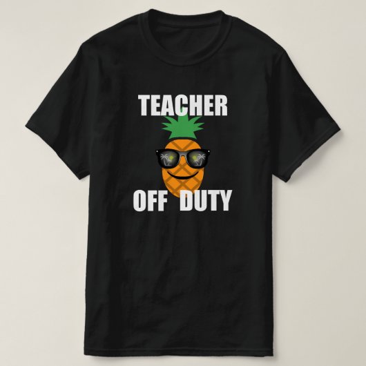 Teacher Off Duty Design - Mannen T-shirt (Design voorkant)