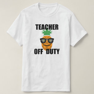 Teacher Off Duty Design - Mannen T-shirt