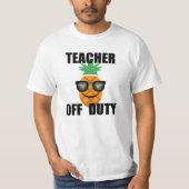 Teacher Off Duty Design - Mannen T-shirt (Voorkant)
