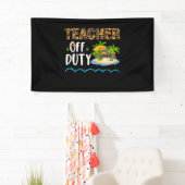 Teacher Off Duty Happy Last Day Of School Teacher Spandoek (Insitu)