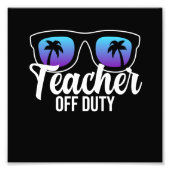 Teacher Off Duty Retired School Teaching Student G Foto Afdruk (Voorkant)