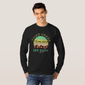 Teacher Off Duty School Beach Vacation Summer Suns T-shirt (Voorkant volledig)