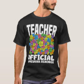 TEACHER - OFFICIAL HOMEWORK REMINDER T-SHIRT (Voorkant)
