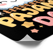 Teacher Pajama Day Shirt, Funny Cloud Sleever Scho Poster (Hoek)