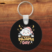Teacher Pajama Day Shirt, Funny Cloud Sleever Scho Sleutelhanger (Voorkant)