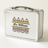 Teacher Pencil Terug naar School Waardering (Achterkant)