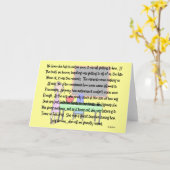 Teacher Pensioen "Gone Bonkers" Verhaal Kunstgesch Kaart (Gele Bloem)