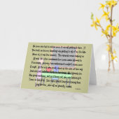 Teacher Pensioen "Gone Bonkers" Verhaal Kunstgesch Kaart (Gele Bloem)