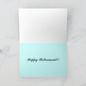 Teacher Pensioen Verhaal Kunst "Stinky Cat" Kaart (Binnen)