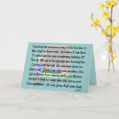 Teacher Pensioen Verhaal Kunst "Stinky Cat" Kaart (Gele Bloem)