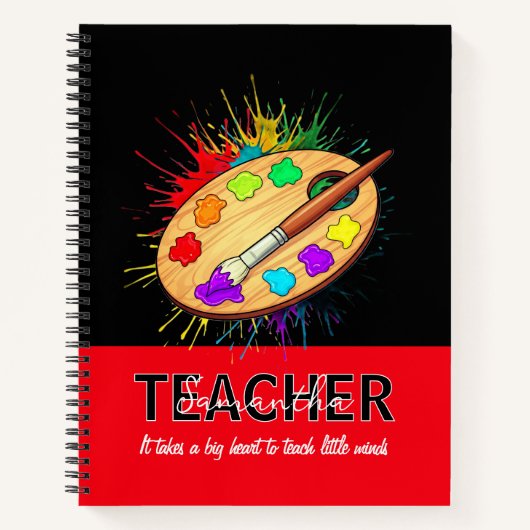 Teacher Personalized Name Phrase Notebook Gift Notitieboek (Voorkant)
