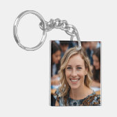 Teacher Photo Customize Personalize Sleutelhanger (Voorkant Links)