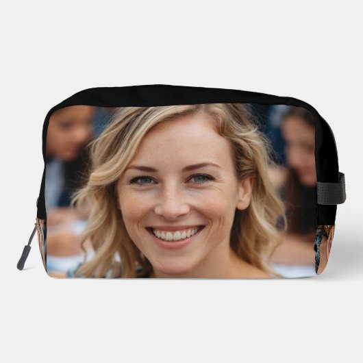 Teacher Photo Customize Personalize Toilettasje (Achterkant)