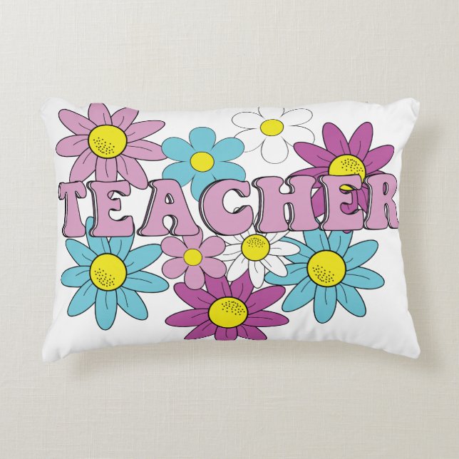 Teacher pillow, Pillow for teacher Accent Kussen (Voorkant)