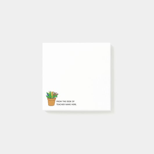 Teacher Post-It Notes with Name Personalization  (Voorkant)