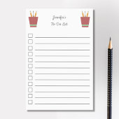 Teacher potlood vak to-do lijst post-it® notes