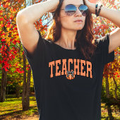 Teacher Pumpkin Plaid T-shirt