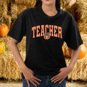 Teacher Pumpkin Plaid T-shirt