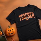 Teacher Pumpkin Plaid T-shirt