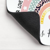 Teacher Rainbow Custom Muismat (Hoek)