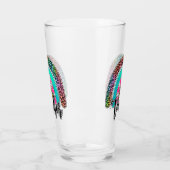 Teacher Rainbow – Kleurrijke luipaardprint Glas (Links)